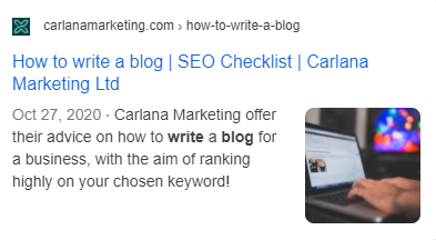 How to write a blog post for businesses, Carlana Marketing