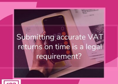 Submitting Accurate VAT Returns On Time Is A Legal Requirement Post For 123EasyBooks Designed By Luke Tatchell For Koala Digital During His Digital Marketing Internship