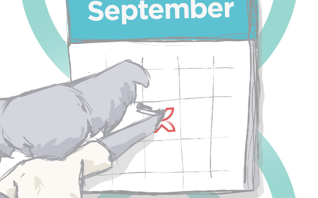 Social media content calendar September 2025