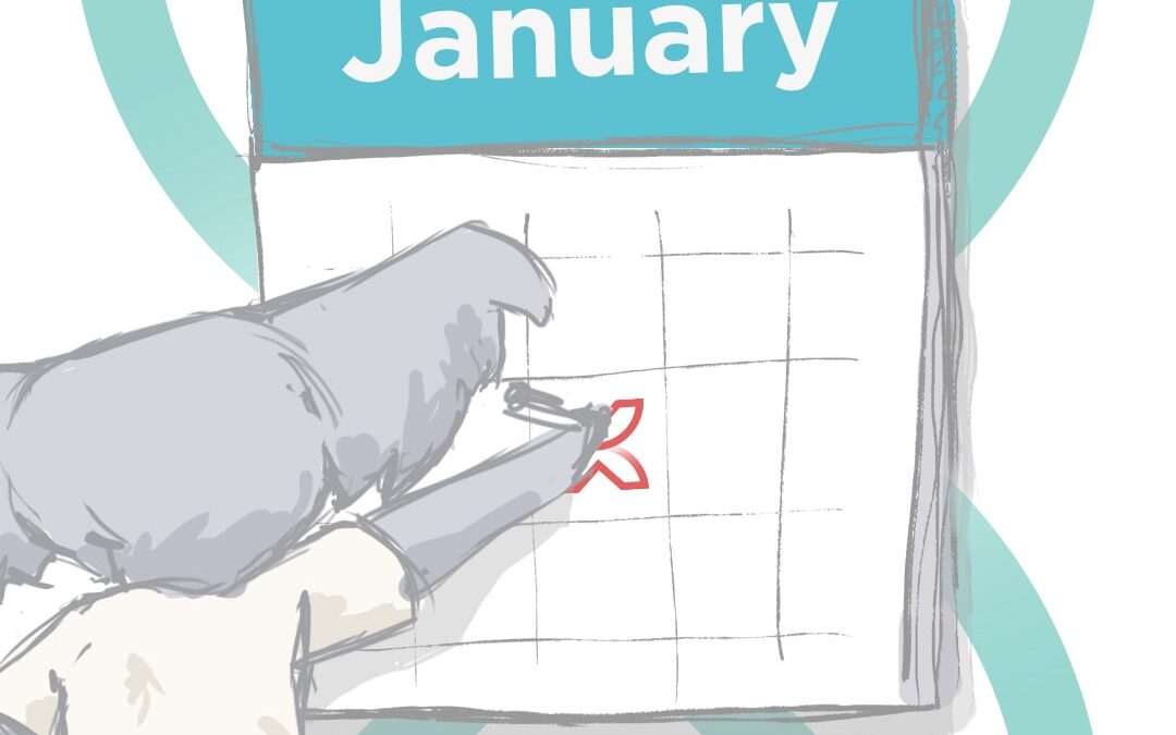 Social media content calendar january 2026